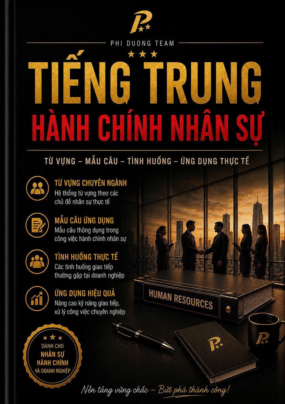 Bìa sách Tiếng Trung Hành Chính Nhân Sự